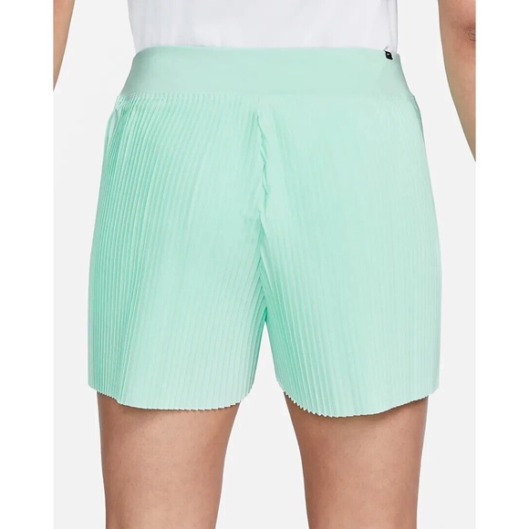 NIKE Women's Dri-FIT Ace Pleated Golf Shorts NWT Mint Foam Tennis Green Skort - Picture 7 of 15